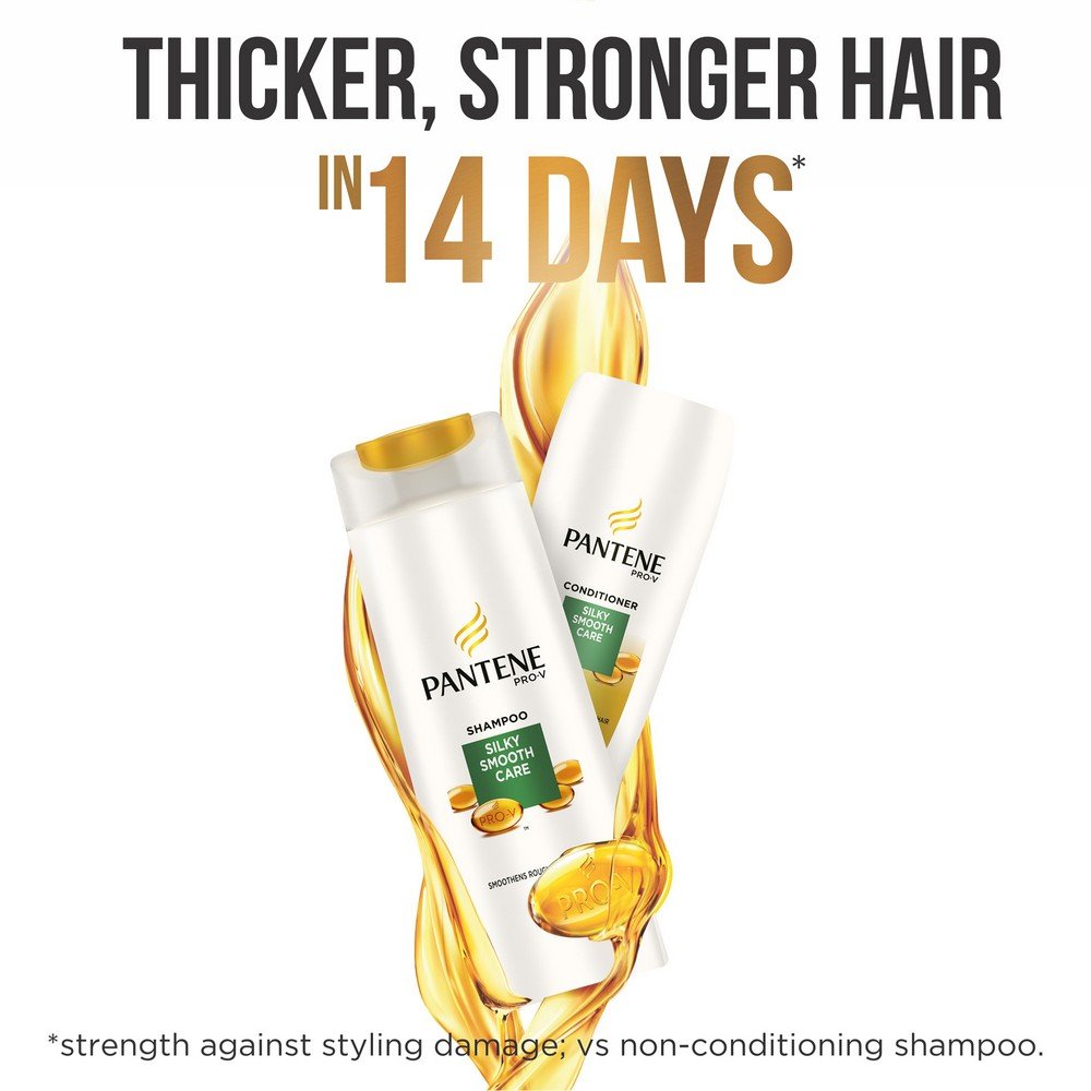 شامپو ضد وز مو پنتن Pantene Smooth and Silky حجم 400 میلی لیتر