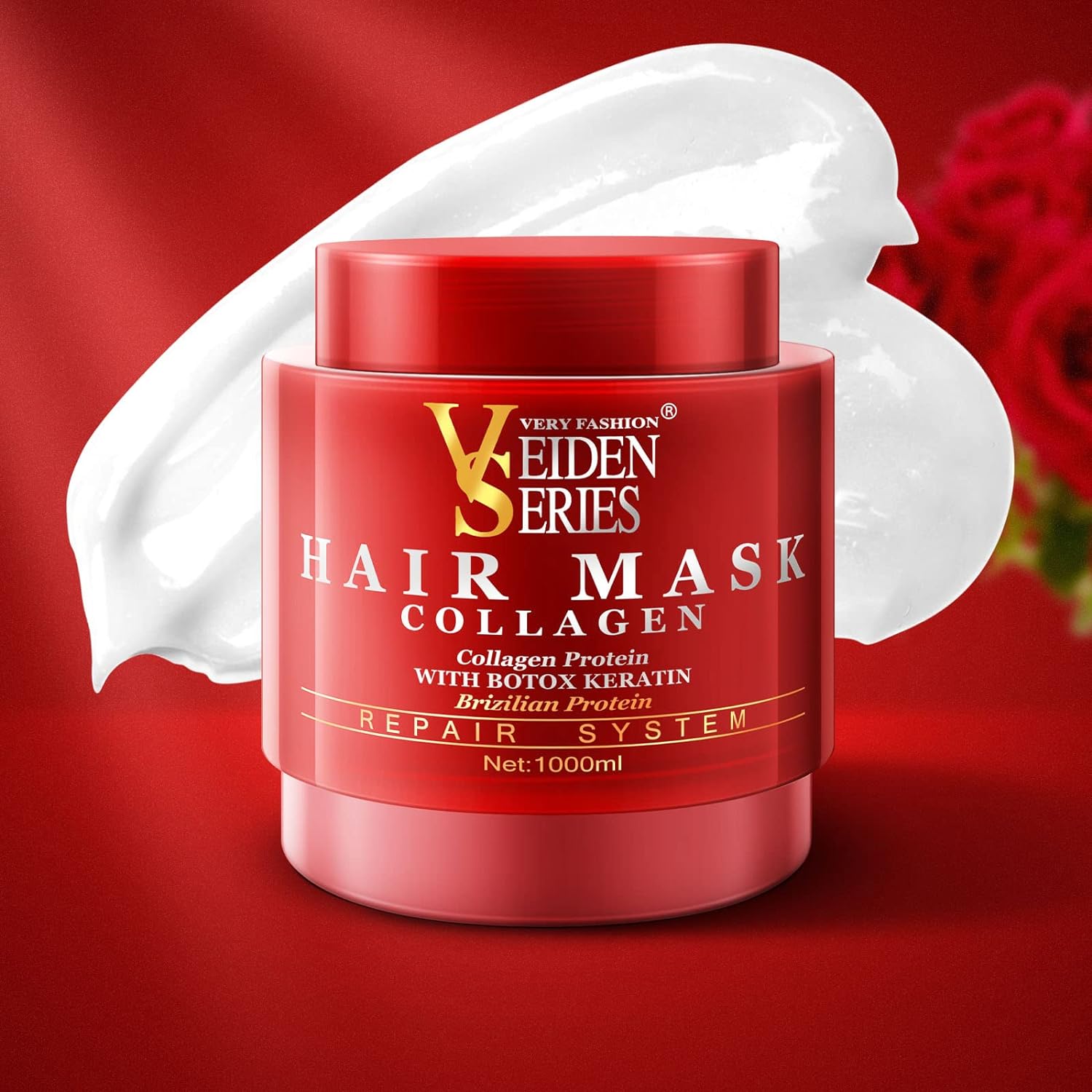 ماسک مو ویدن سریس  حاوی کلاژن veiden series حجم 1000 میلی لیتر