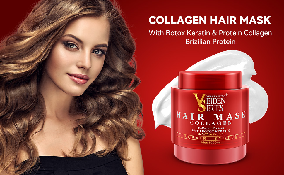 ماسک مو ویدن سریس  حاوی کلاژن veiden series حجم 1000 میلی لیتر