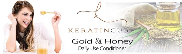 کراتین طلا و عسل کراتین کیور Keratin Cure Gold And Honey حجم 1000 میلی لیتر