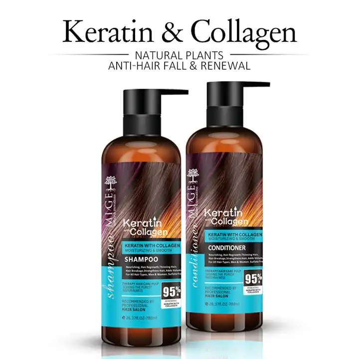 شامپو میگ کراتین و کلاژن  Keratin with Collagen Mige