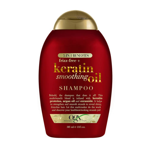 شامپو کراتینه ضد شکنندگی مو او جی ایکس Ogx Keratin Oil