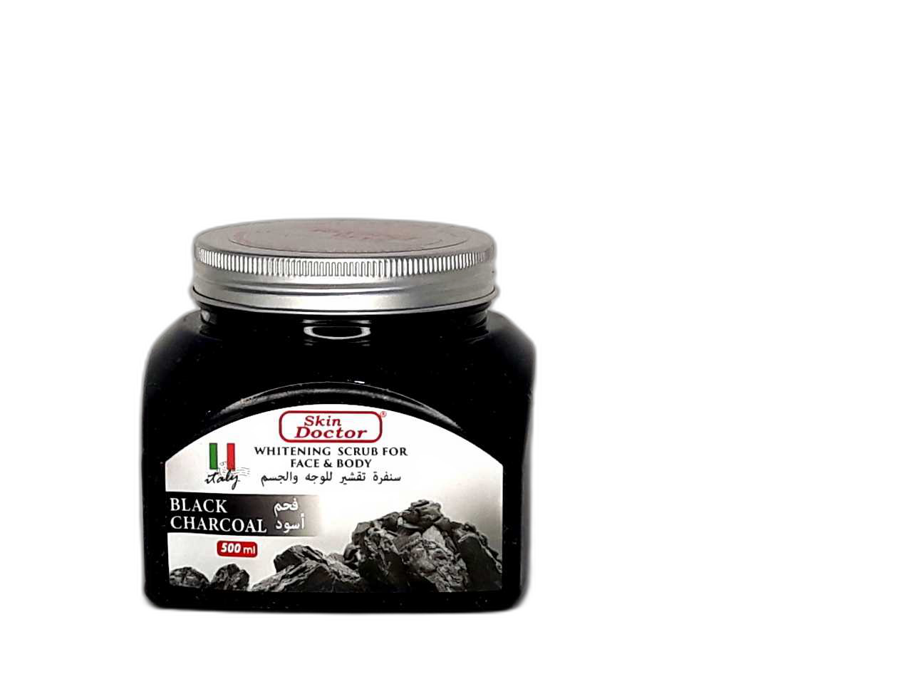 اسکراب سفید کننده زغال سیاه  اسکین دکتر