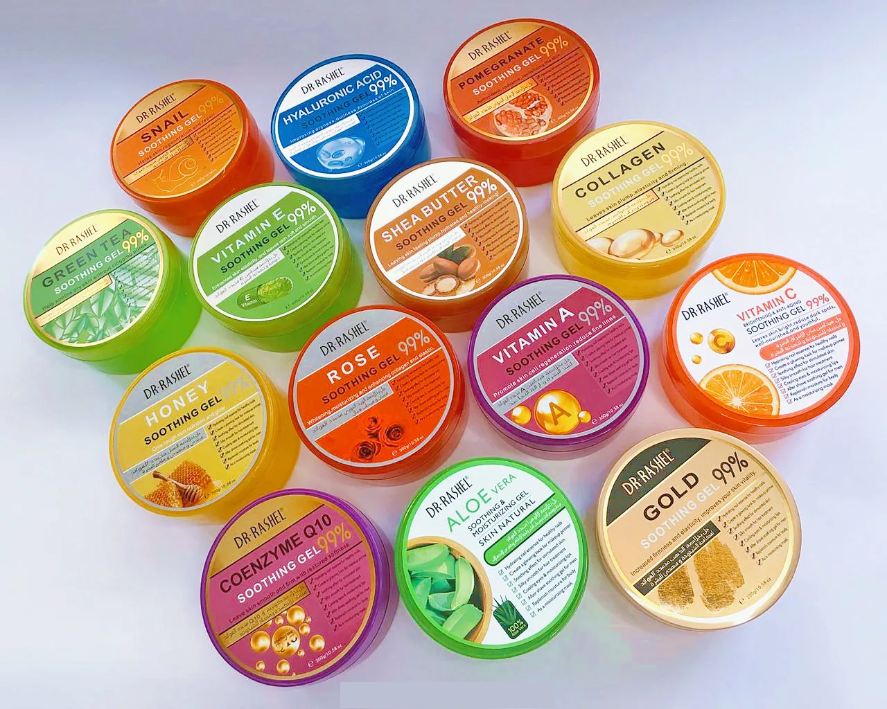 انواع ژل  آبرسان دکتر راشل