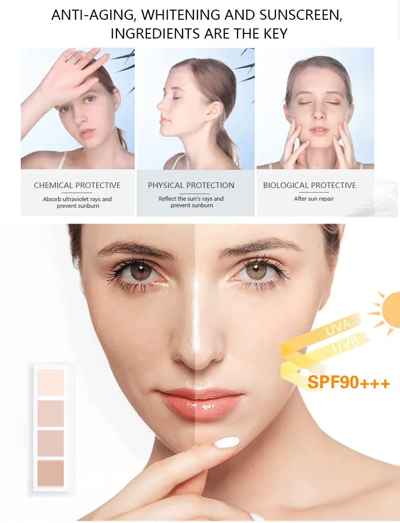 کرم ضد آفتاب ضدپیری spf+++90 دکتر راشل حجم ۶۰ گرم