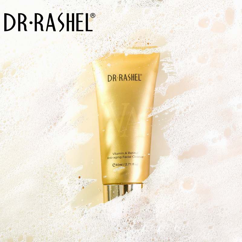 شوینده صورت ضد پیری و لیفتینگ رتینول(ویتامین A) دکتر راشل حجم80گرم