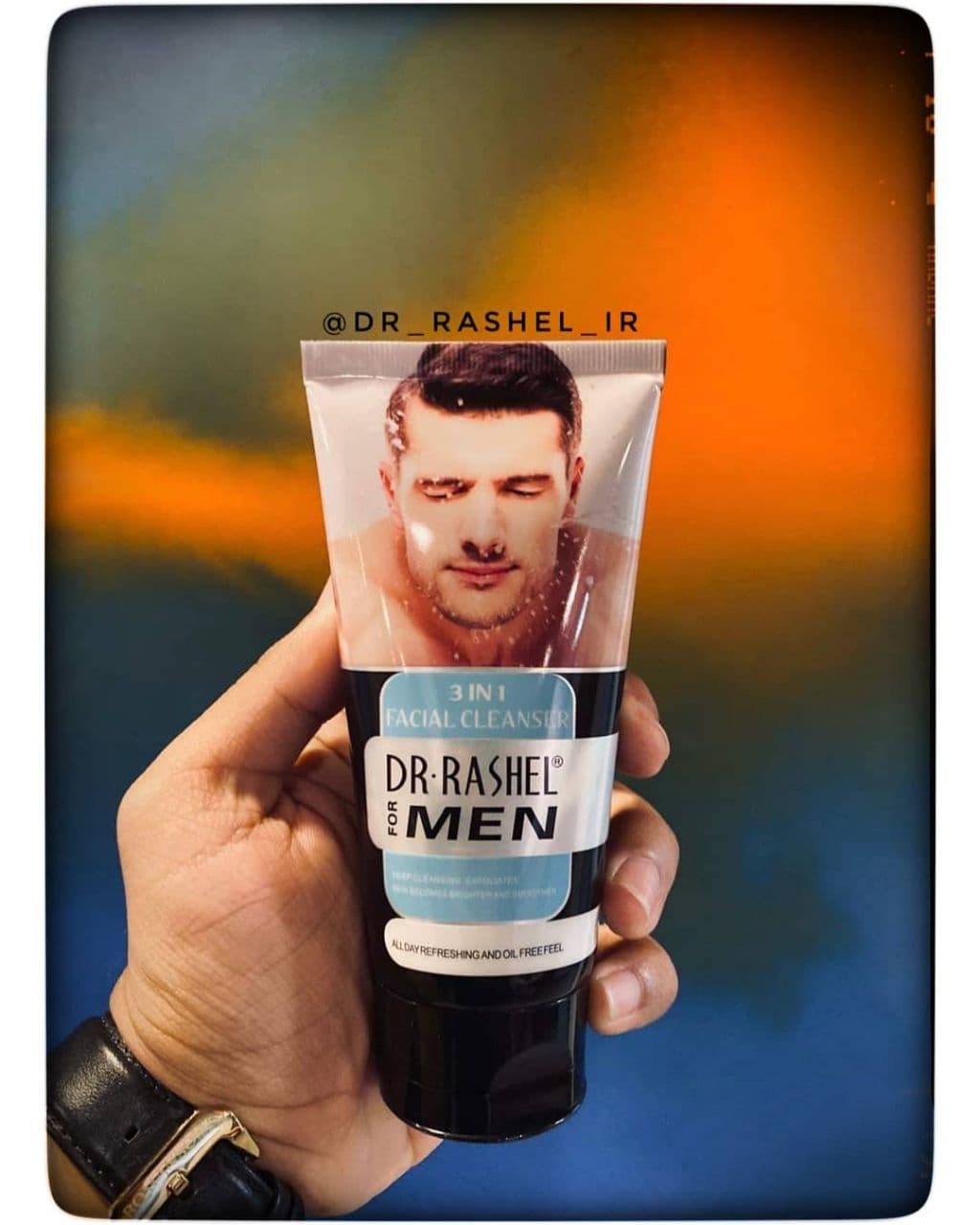 ️شوینده صورت مردانه دکتر راشل حجم 100 میل