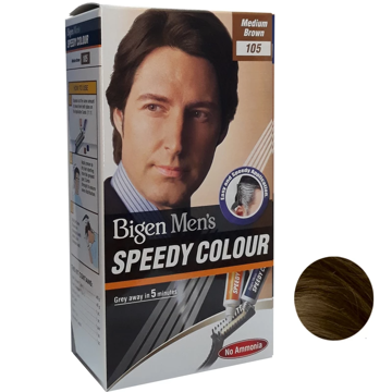 کیت رنگ مو بیگن سری Speedy Colour شماره 105 حجم 40 میلی لیتر رنگ قهواه ای متوسط