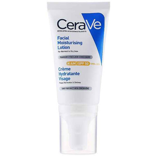 ضد آفتاب و مرطوب کننده و آبرسان روزانه سراوی Cerave حاوی SPF50+ و SPF25+ حجم 52 میل