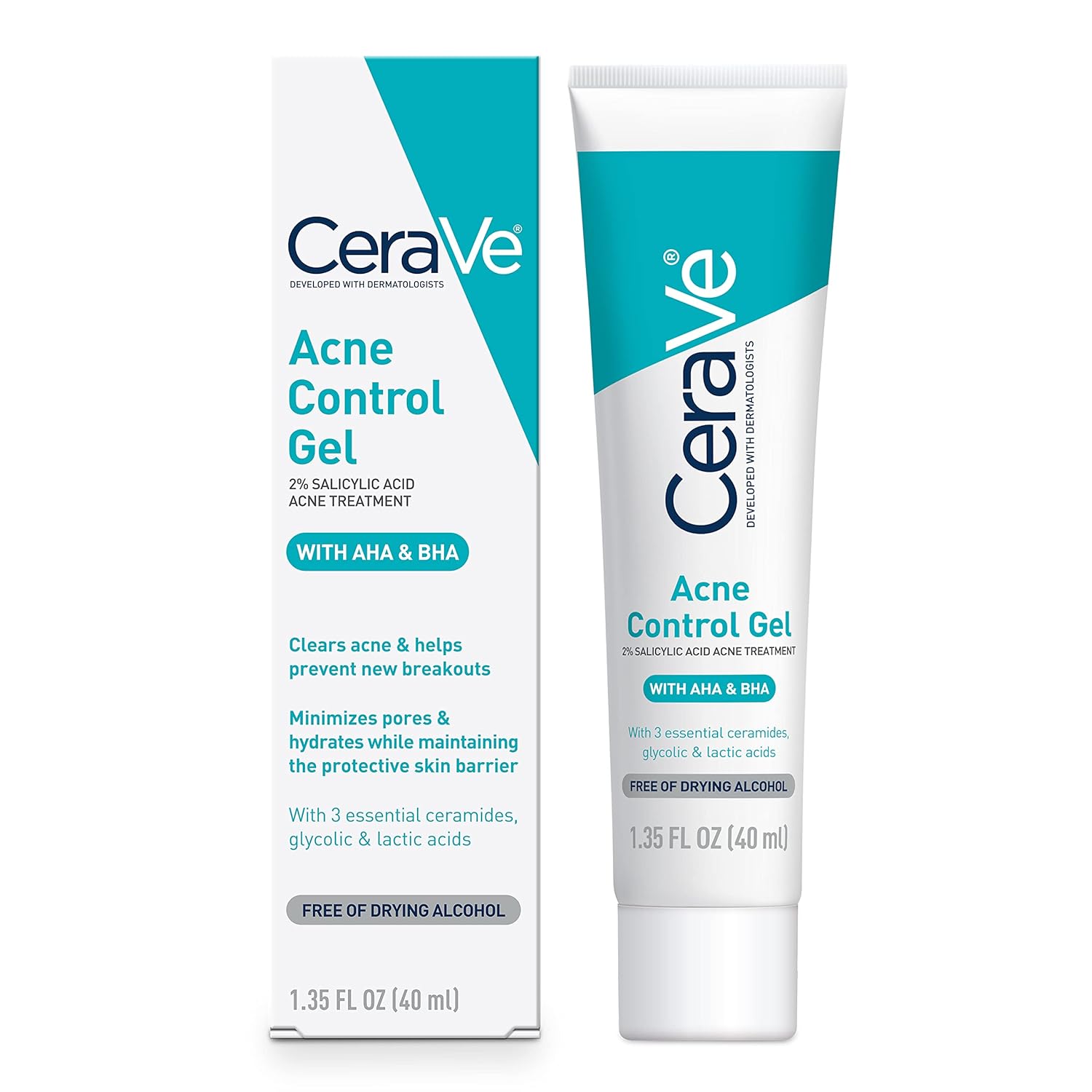 ژل ضد جوش و آبرسان سراوی CeraVe حجم 40 میل