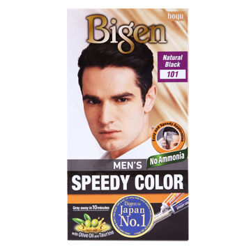 کیت رنگ مو بیگن سری Speedy Colour شماره 101 حجم 40 میلی لیتر رنگ مشکی طبیعی
