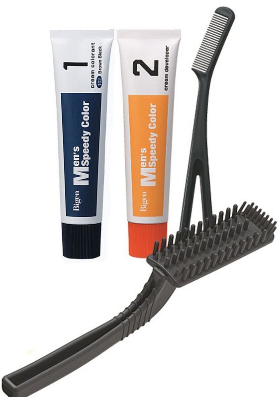 کیت رنگ مو بیگن سری Speedy Colour شماره 101 حجم 40 میلی لیتر رنگ مشکی طبیعی