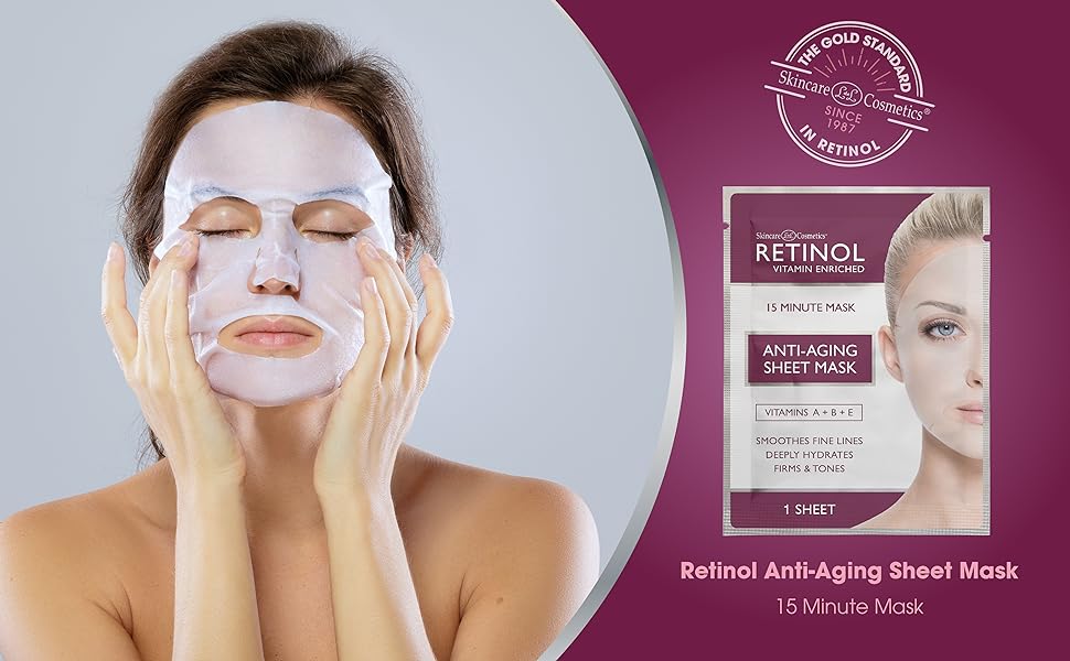 ماسک ضد چین و چروک و پیری رتینول