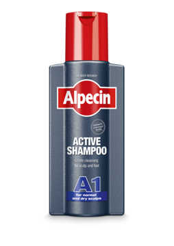 شامپو پوست سر نرمال و خشک آلپسین اکتیو Alpecin Active A1 حجم 250 میلی لیتر