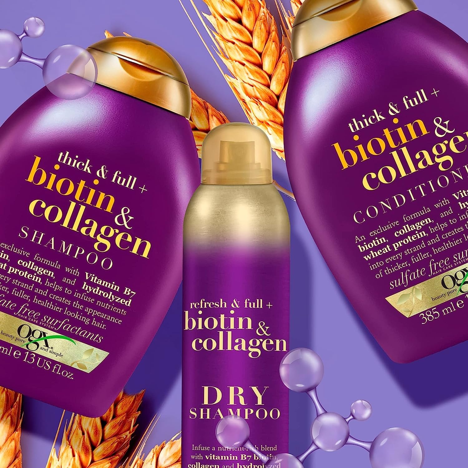 نرم کننده موی بیوتین و کلاژن او جی ایکس Ogx Biotin Collagen