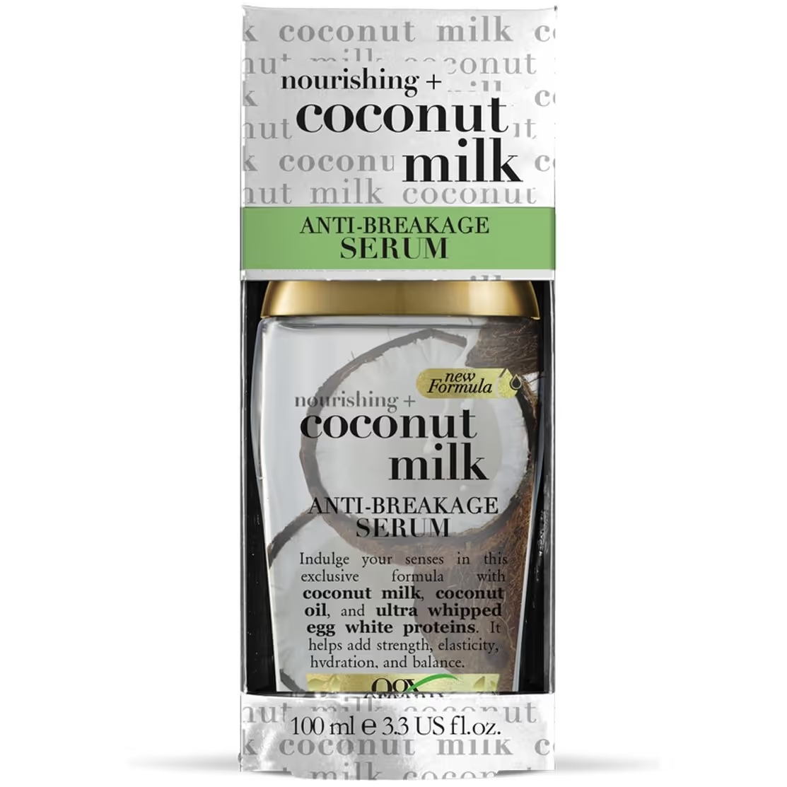 سرم مغذی و ضدشکنندگی موی شیر نارگیل او جی ایکس Ogx Coconut Milk