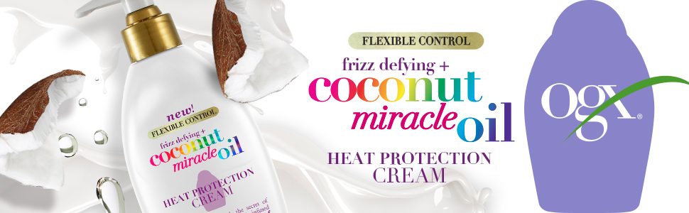 کرم موی مراقبت حرارتی روغن نارگیل او جی ایکس Ogx Coconut Miracle
