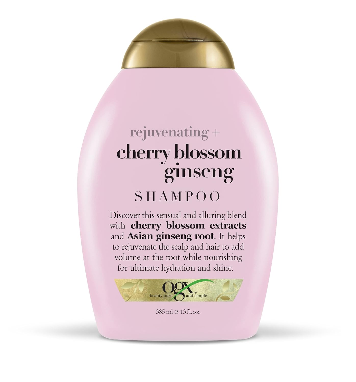 شامپو جوان کننده موی شکوفه گیلاس و جینسینگ او جی ایکس Ogx Rejuvenating