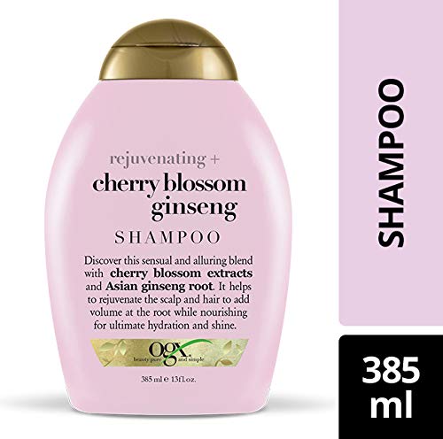 شامپو جوان کننده موی شکوفه گیلاس و جینسینگ او جی ایکس Ogx Rejuvenating