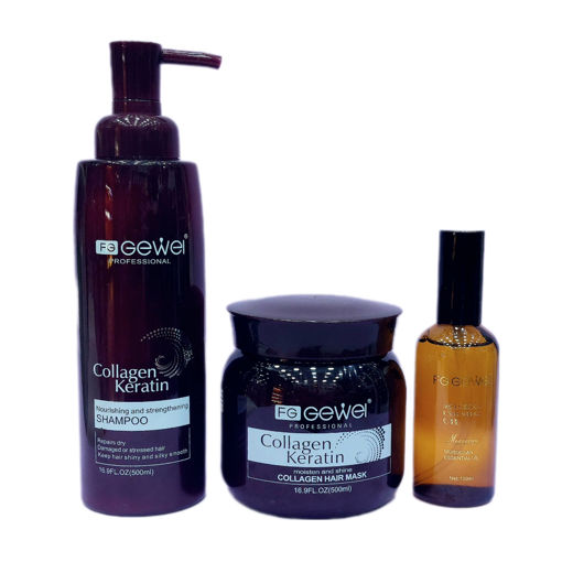 شامپو و ماسک و روغن آرگان  اف جی جیوی FG GEWEI