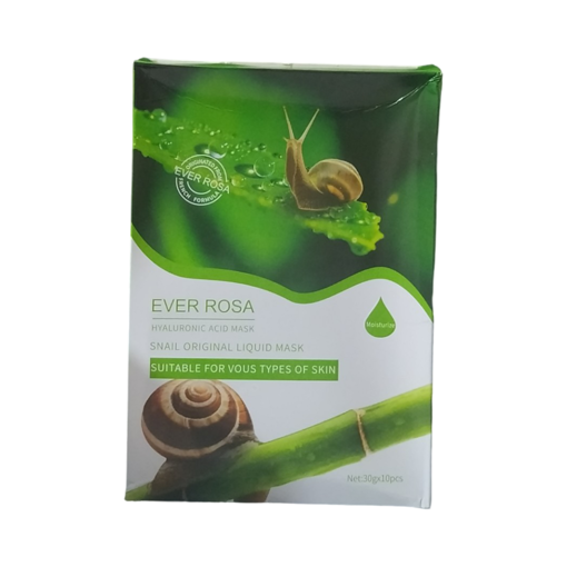ماسک ورقه ای حلزون اور رزا  بسته ده عددی Ever Rosa  Snail Mask