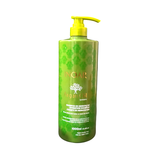 شامپو اینوار بدون سولفات حاوی روغن آرگان حجم 1000 میلی لیتر INOAR Argan Oil Shampoo