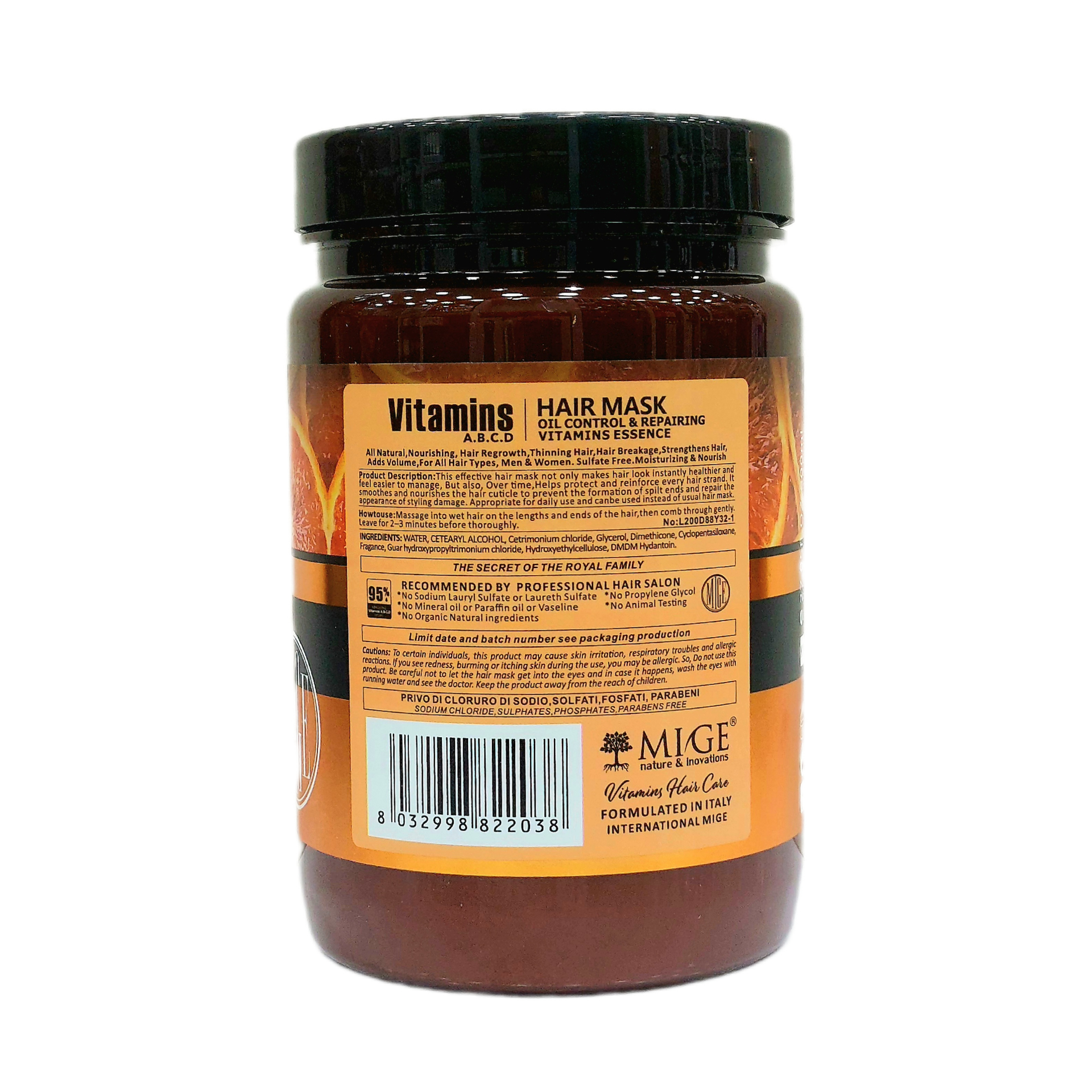 ماسک مو پرتقال میگ کنترل کننده چربی و ویتامینه مو