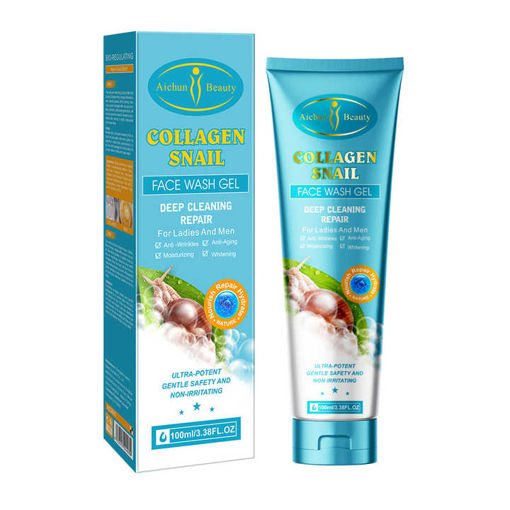 ژل شستشوی آیجون بیوتی حاوی کلاژن و حلزون Collagen&snail Face Wash Gel 100ml