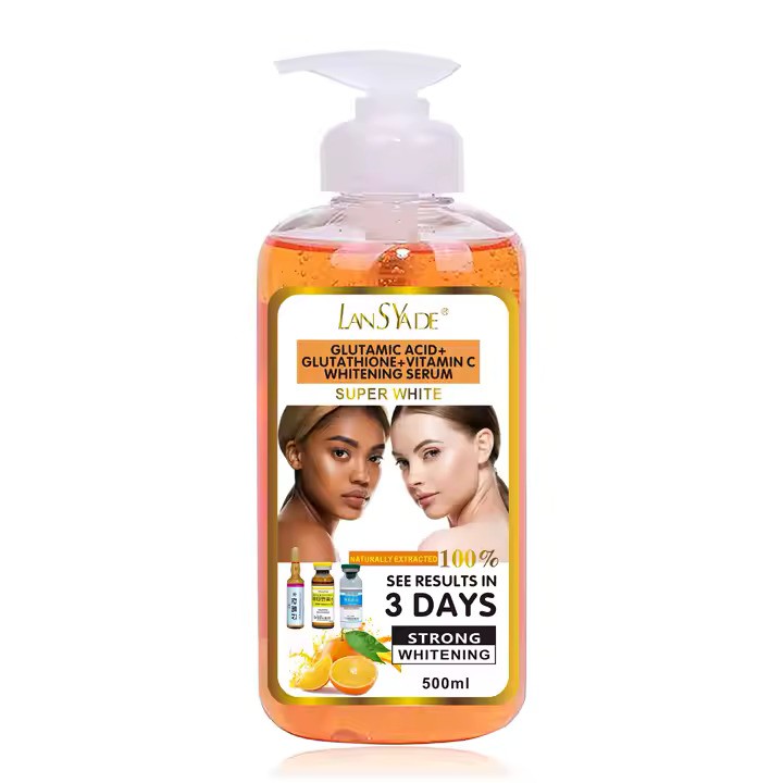 سرم روشن کننده تخصصی بدن آلفا هیدروکسی و ویتامین سی لانسید