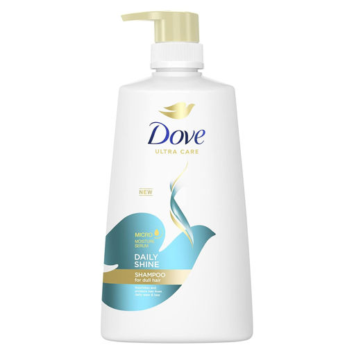 شامپو درخشان کننده داو همراه سرم میکرو آبرسان Dove Nutritive with Micro Moisture Serum Daily Shine Shampoo 680mL