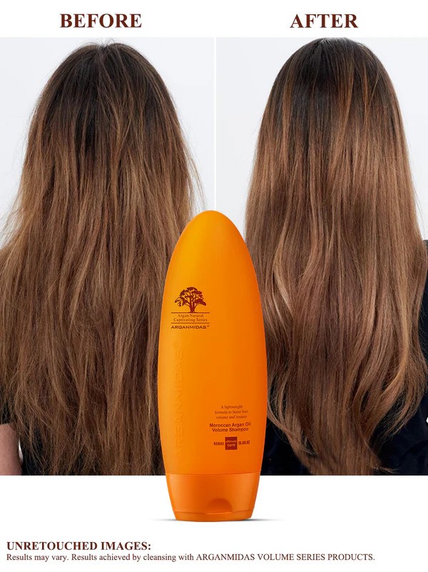 شامپو حجم دهنده آرگان میداس