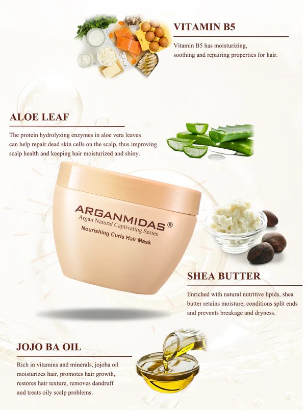 ماسک موی فر آرگان میداس 