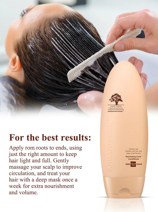 کاندیشینر موی فر آرگان میداس