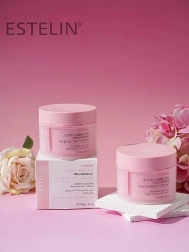کرم روشن کننده آلفا آربوتین و نیاسینامید استلین ESTELIN Alpha Arbutin + Niacinamide Face Whitening Cream
