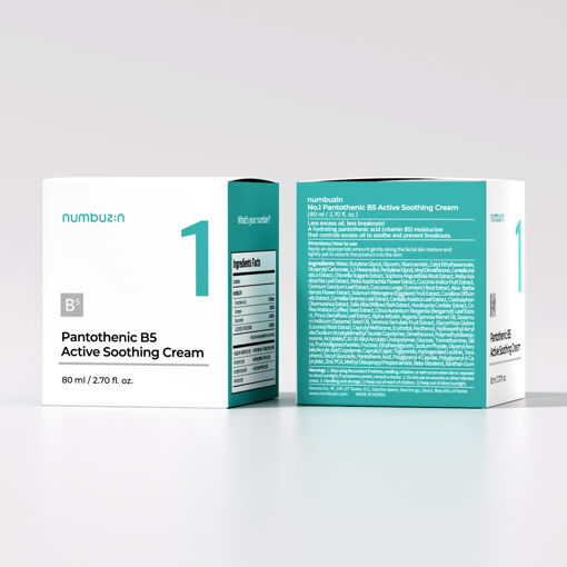 کرم تسکین دهنده ویتامین B5 نامبوزین Numbuzin No.1 Pantothenic B5 Active Soothing Cream