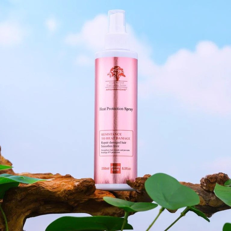 اسپری محافظ حرارتی مو آرگان میداس