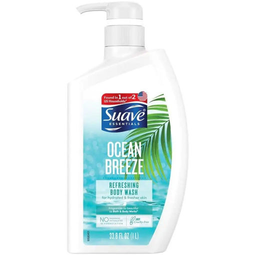 شامپو شاداب کننده بدن سواو Suave Essential Ocean Breeze Refreshing Body Wash