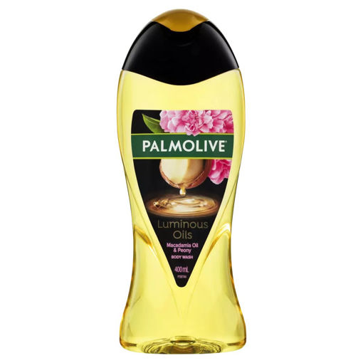 شامپو بدن پالمولیو حاوی روغن ماکادامیا و عصاره گل پیونی Palmolive Luminous Oils Body Wash  Macadamia Oil with Peony Invigorating