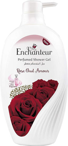 ژل دوش انچانتر گل رز Enchanteur Rose حجم 550 میلی لیتر