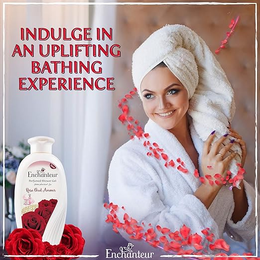 ژل دوش انچانتر گل رز