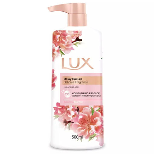 شامپو بدن لوکس شکوفه های گیلاس Lux Dewy Sakura Delicate Fragrance Moisturizing Essence Body Wash