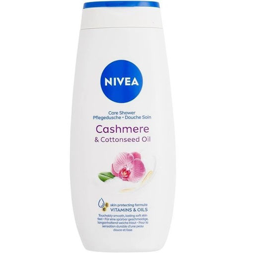 شامپو بدن نیوآ NIVEA مدل Cashmere and Cotton Seed Oil حجم 250 میل