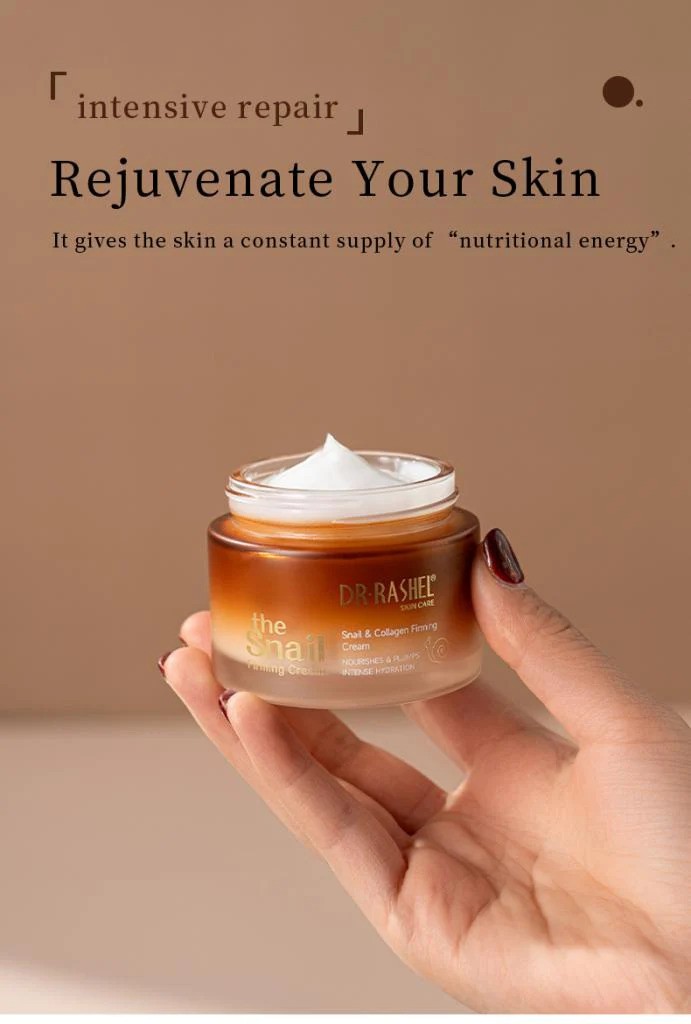 کرم سفت کننده حلزون و کلاژن دکتر راشل 