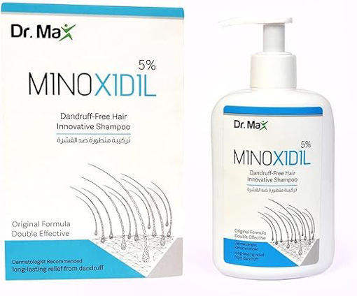 شامپو ضد شوره دکتر مکس Minoxidil 5% Anti-Dandruff-Free Hair Innovative Shampoo