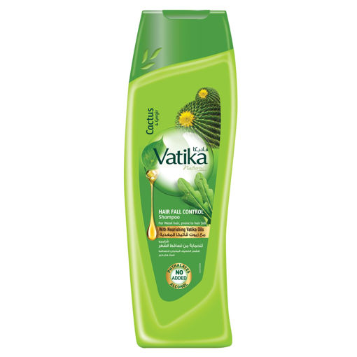 شامپو کنترل ریزش موی کاکتوس واتیکا ADAM ZAC Vatika Naturals Cactus & Gergir Shampoo Hair Fall Control, 400 Ml