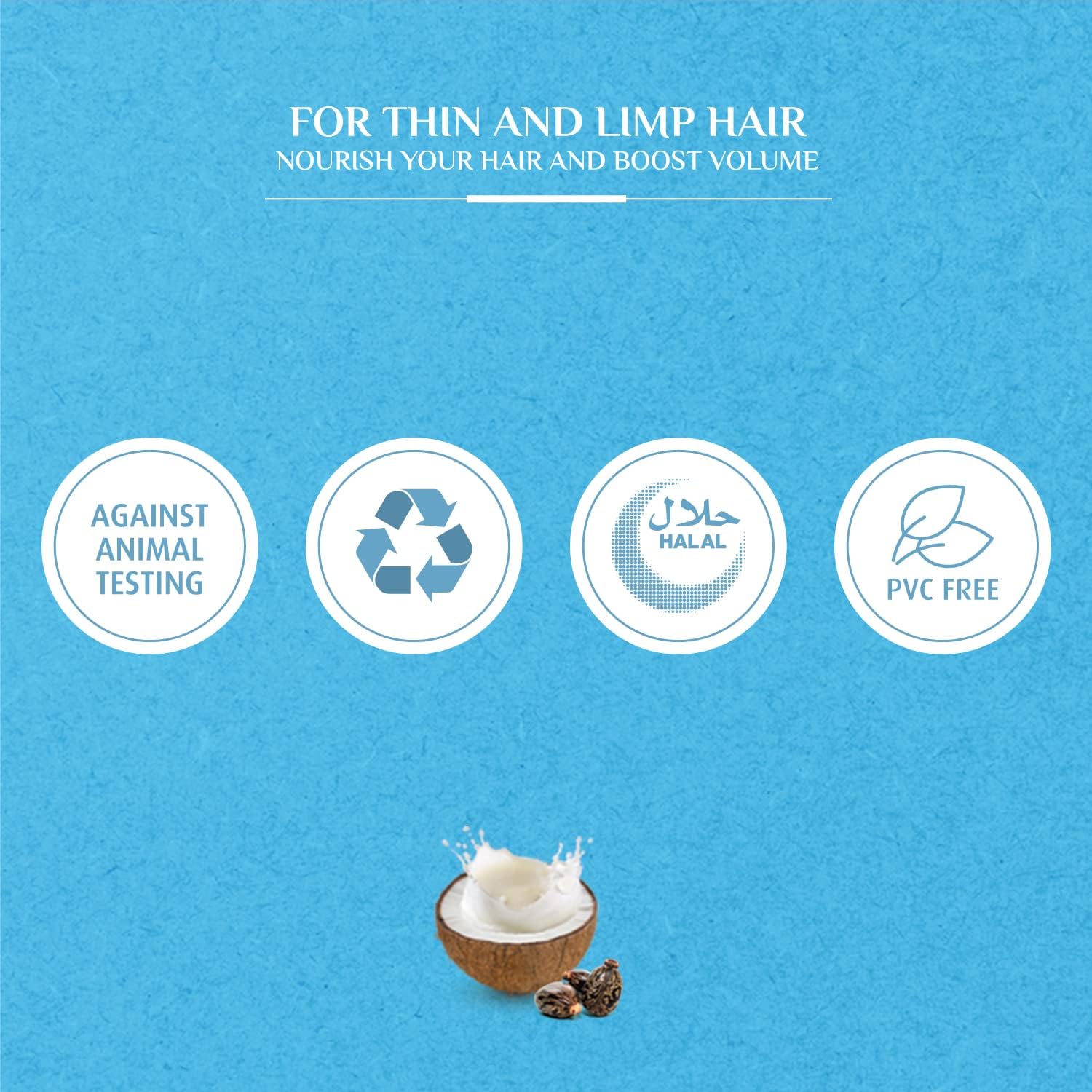 شامپو حجم دهنده نارگیل واتیکا 