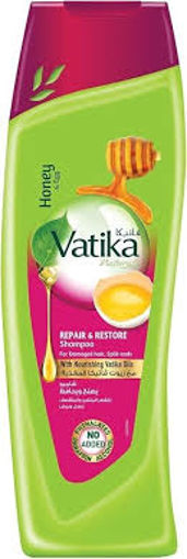 شامپو ترمیم کننده عسل و تخم مرغ واتیکا Vatika Honey and Egg Repair And Restore Shampoo