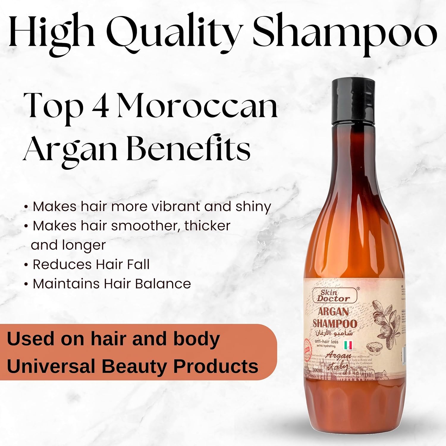skin doctor  Moroccan Argan Oil Shampoo