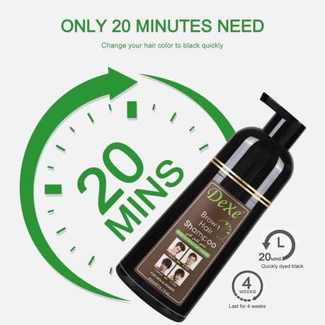  شامپو رنگ قهوه ای دکسی