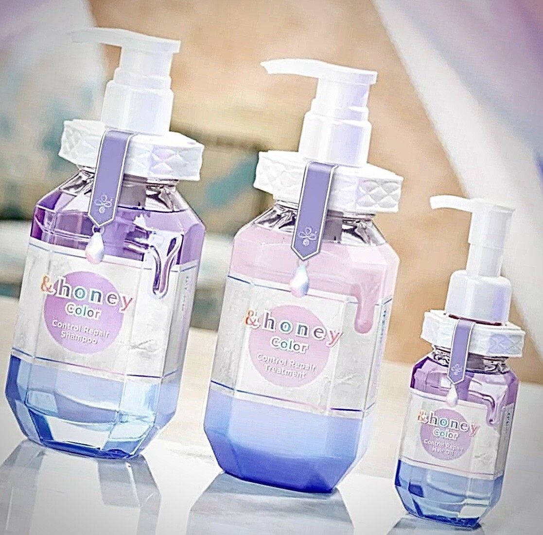 شامپو ترمیم کننده موهای رنگ شده اند هانی